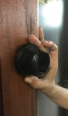 Flange madeira cor imbuia 28 mm-suporte