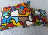 Almofadas bebê 25 x 25 Romero Brito