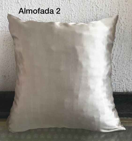 Almofadas lisas Tecido Chantung 45 x 45